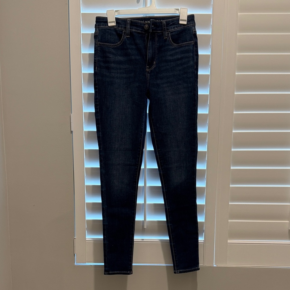 American Eagle Outfitters Dark Blue Skinny Jeans